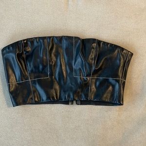 Leather top from IAMGIA